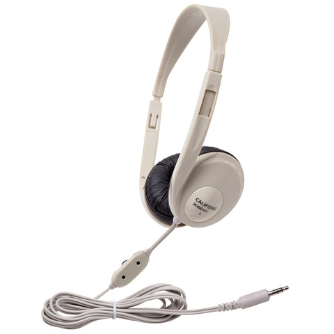 Califone Multimedia Stereo Headphone, Beige
