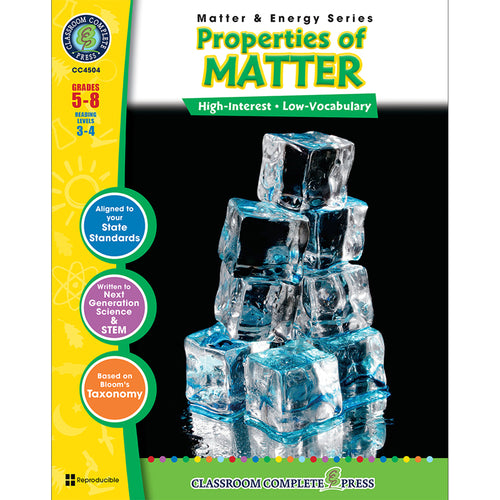 Properties Of Matter Gr. 5-8