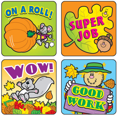 Fall Fun Motivational Stickers, Pack Of 120