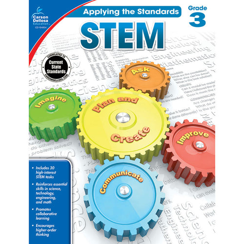 Applying The Standards Stem Workbook, Grade 3