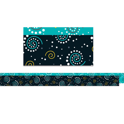 Black, White & Bold Straight Borders, 36'