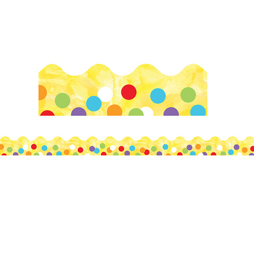 Celebrate Learning Confetti Scalloped Borders