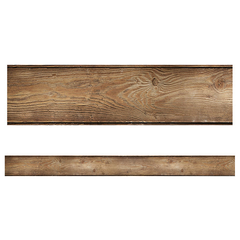 Woodland Whimsy Wood Grain Straight Borders, 36'