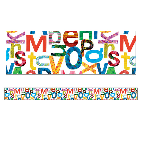 World Of Eric Carle„¢ Letters Straight Borders