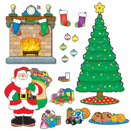 Christmas Scene Bulletin Board Set
