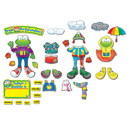 Weather Frog Bulletin Board Set, Grade Pk-3