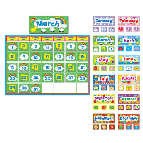 Complete Calendar Kit Bulletin Board Set