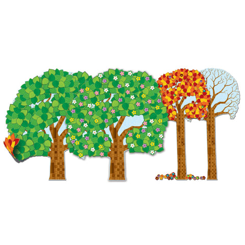 Big Seasonal Tree Bulletin Board Set