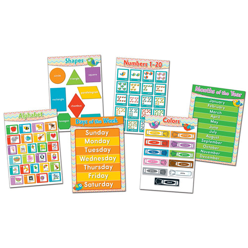 Chevron Basic Skills Bulletin Board Set