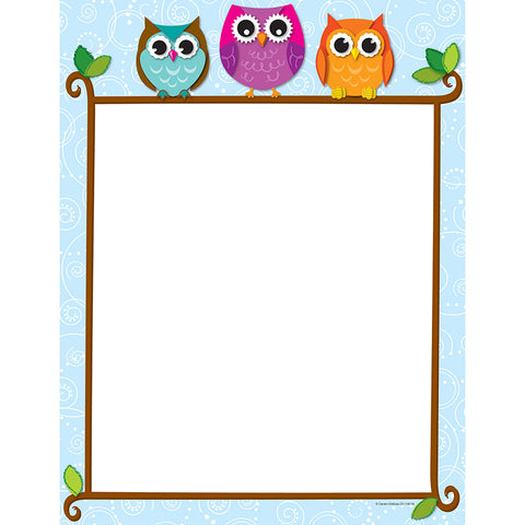 Colorful Owls On A Branch