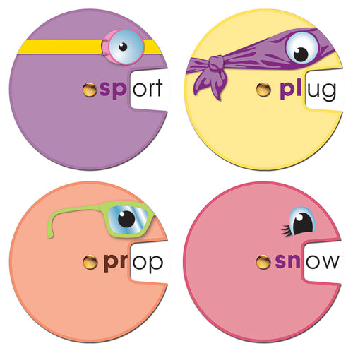 Word Wheels: Beginning Blends Curriculum Cut-Outs