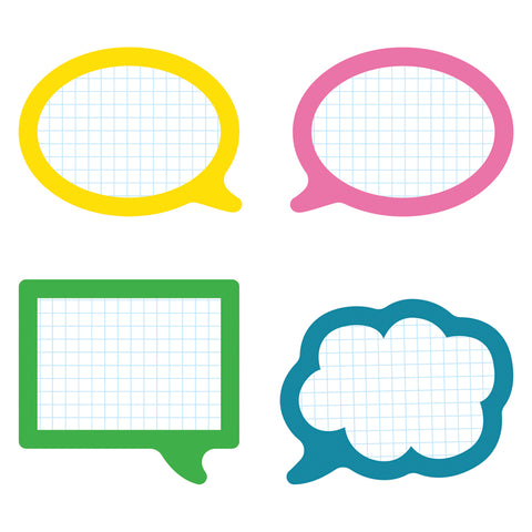 School Pop Speech Bubbles Cut-Outs