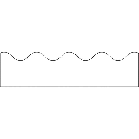 White Scalloped Border