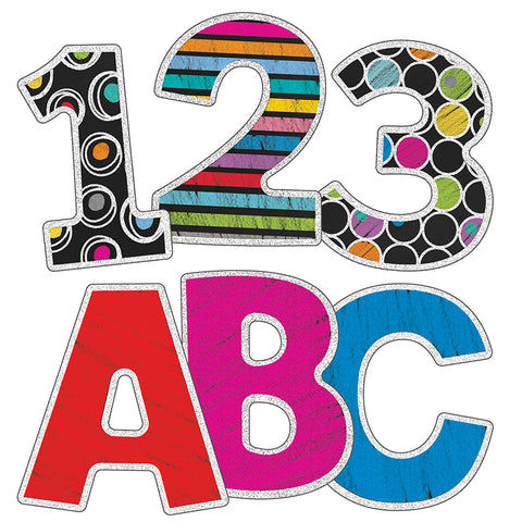 Colorful Chalkboard 3 Ez Letters
