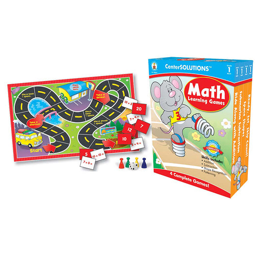 Centersolutions„¢ Math Learning Games, Grade 1