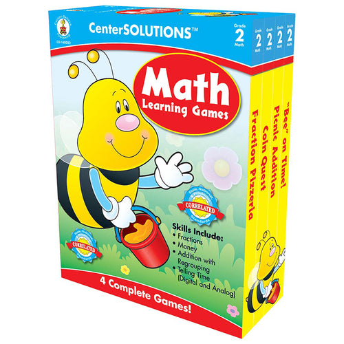Centersolutions„¢ Math Learning Games, Grade 2