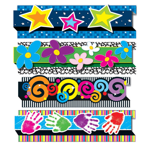 Pop-Its Decorative Designs Border Set, 4 Packs Per Set