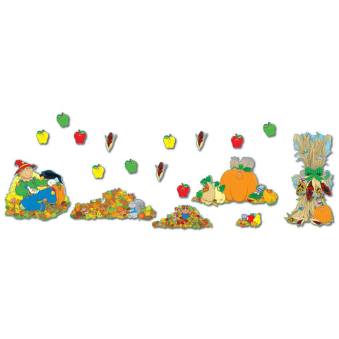 Fall Accents Bulletin Board Set