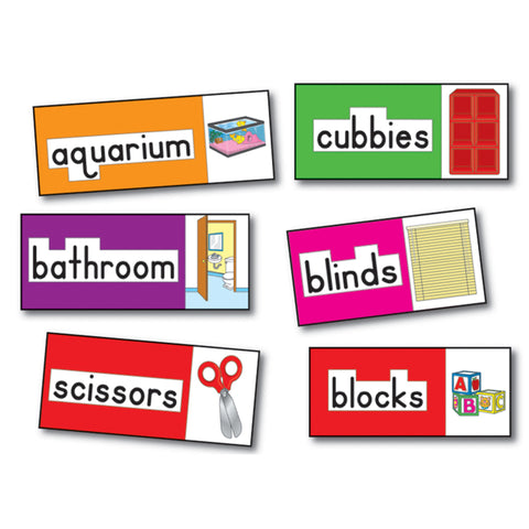 Print-Rich Classroom Labels Bulletin Board Set, Grade K-2