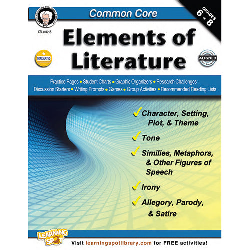 Common Core: Elements Of Literature, Grades 6 - 8