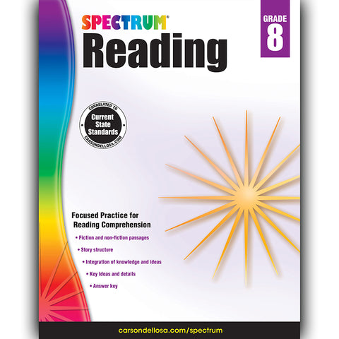 Reading Workbook, Grade 8