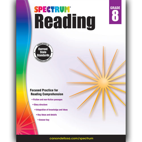 Reading Workbook, Grade 8