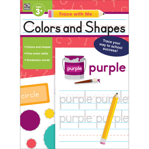 Colors And Shapes Activity Book, Grade Preschool-2