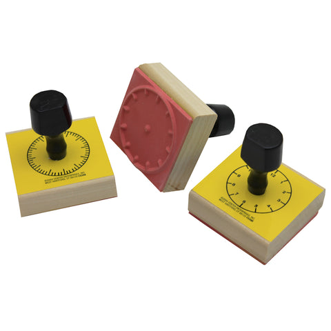 3 Clock Stamp Set