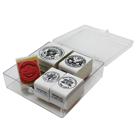 Coin Rubber Stamp Set, Tails