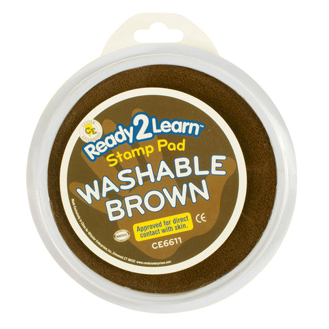 Ready2Learn„¢ Circular Jumbo Washable Stamp Pad, Brown