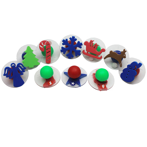 Ready2Learn„¢ Giant Stampers, Christmas, 10/Set