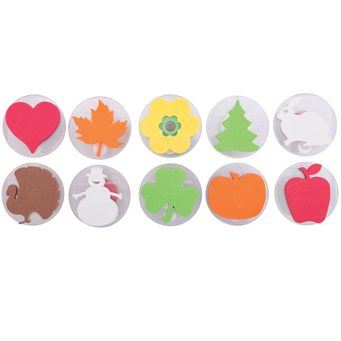 Ready2Learn„¢ Giant Stampers, Holiday, 10/Set