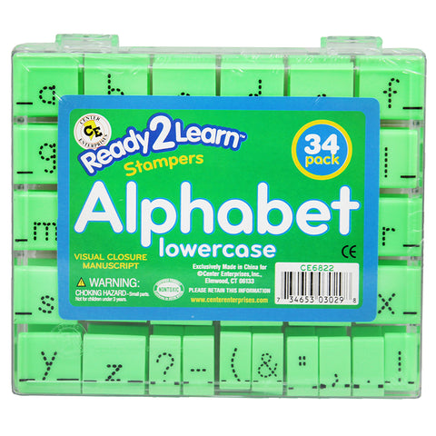 Visual Closure Manuscript Stamps, Lowercase