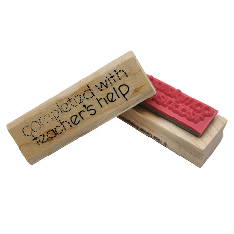 Completed With Teacher™S Help Sweet-Arts Artistic Rubber Stamp