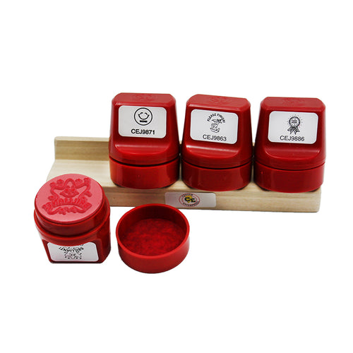 Rewards Self-Inking Jumbo„¢ Stampers Kit With Desk Caddy