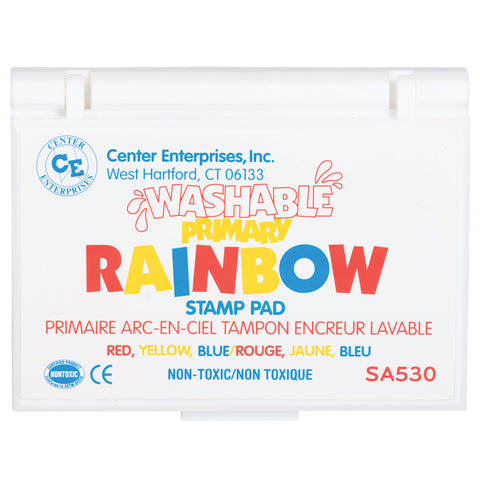 Washable Stamp Pad, Primary Colors