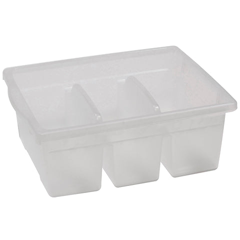 Royal Divided Tub - Clear
