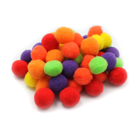 Pom-Poms - 1 - Hot Colors - 50/Bg