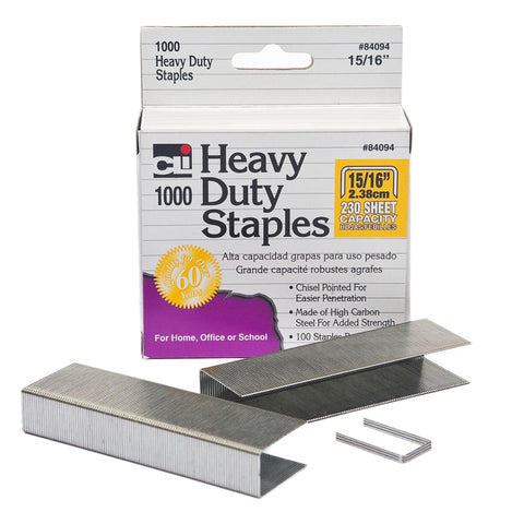 Extra Heavy Duty Staples, 15/16