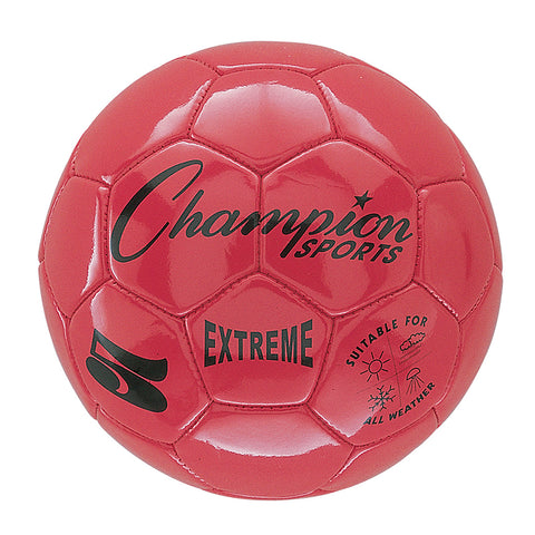 Extreme Soccer Ball, Size 5, Red