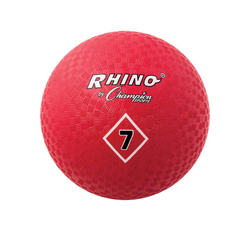 Playground Ball, 7, Red