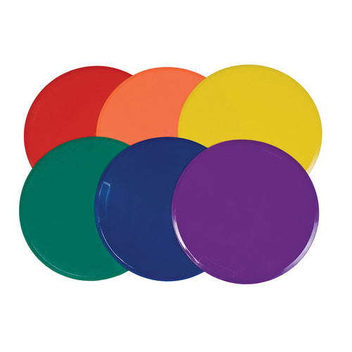 Extra Large Poly Spot Market Set, 12 Diameter, 6/Set