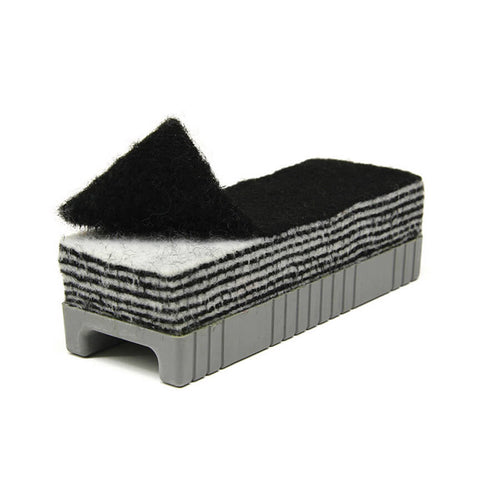 Chalk & Whiteboard Eraser, 12-In-1, Felt Layers, 5-3/4L X 2-1/4W X 1-3/4H, 1 Eraser