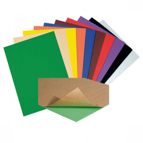 Wonderfoam Peel & Stick Sheets, Assorted Colors, 9" X 12", 20 Sheets