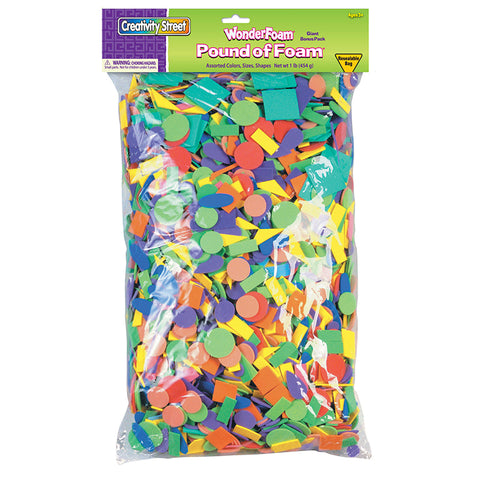 Wonderfoam Pound Of Foam&bdquo;&cent;, Assorted Sizes, 1 Lb.