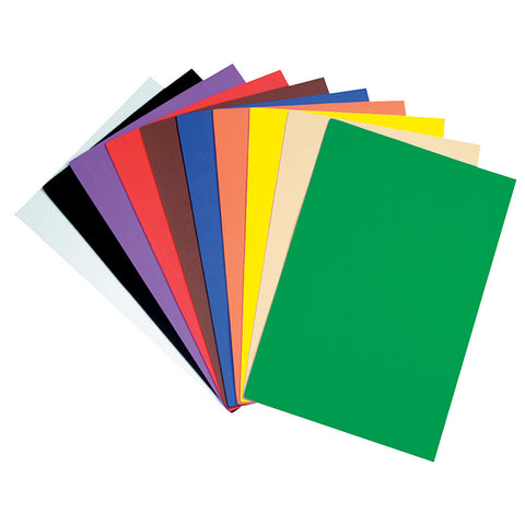 Wonderfoam Sheets, 10 Assorted Colors, 12" X 18", 10 Sheets