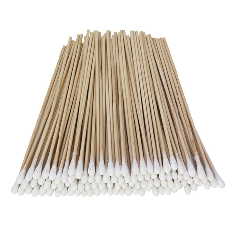 Art & Craft Swabs, Natural Wood Handles, 6 Long, 100 Count