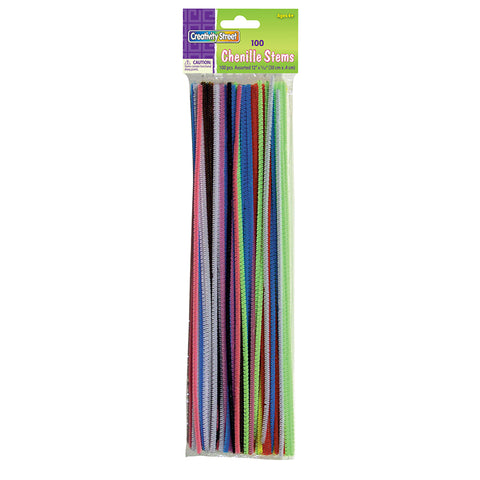 Regular Stems, Assorted Colors, 12 X 4 Mm, 100 Pieces