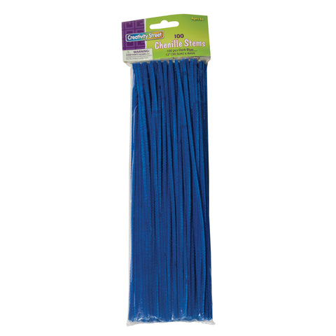 Regular Stems, Dark Blue, 12 X 4 Mm, 100 Pieces