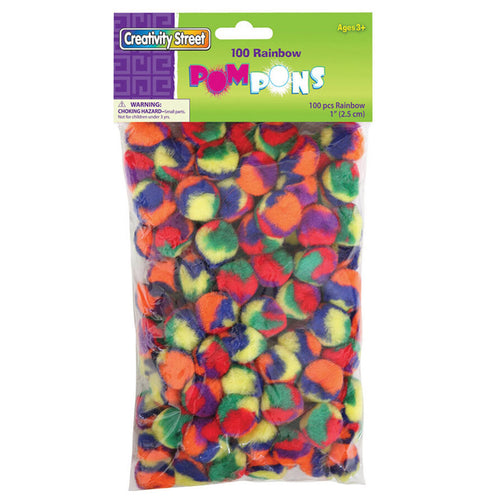 Pom Pons, Color Splash, 1, 100 Pieces